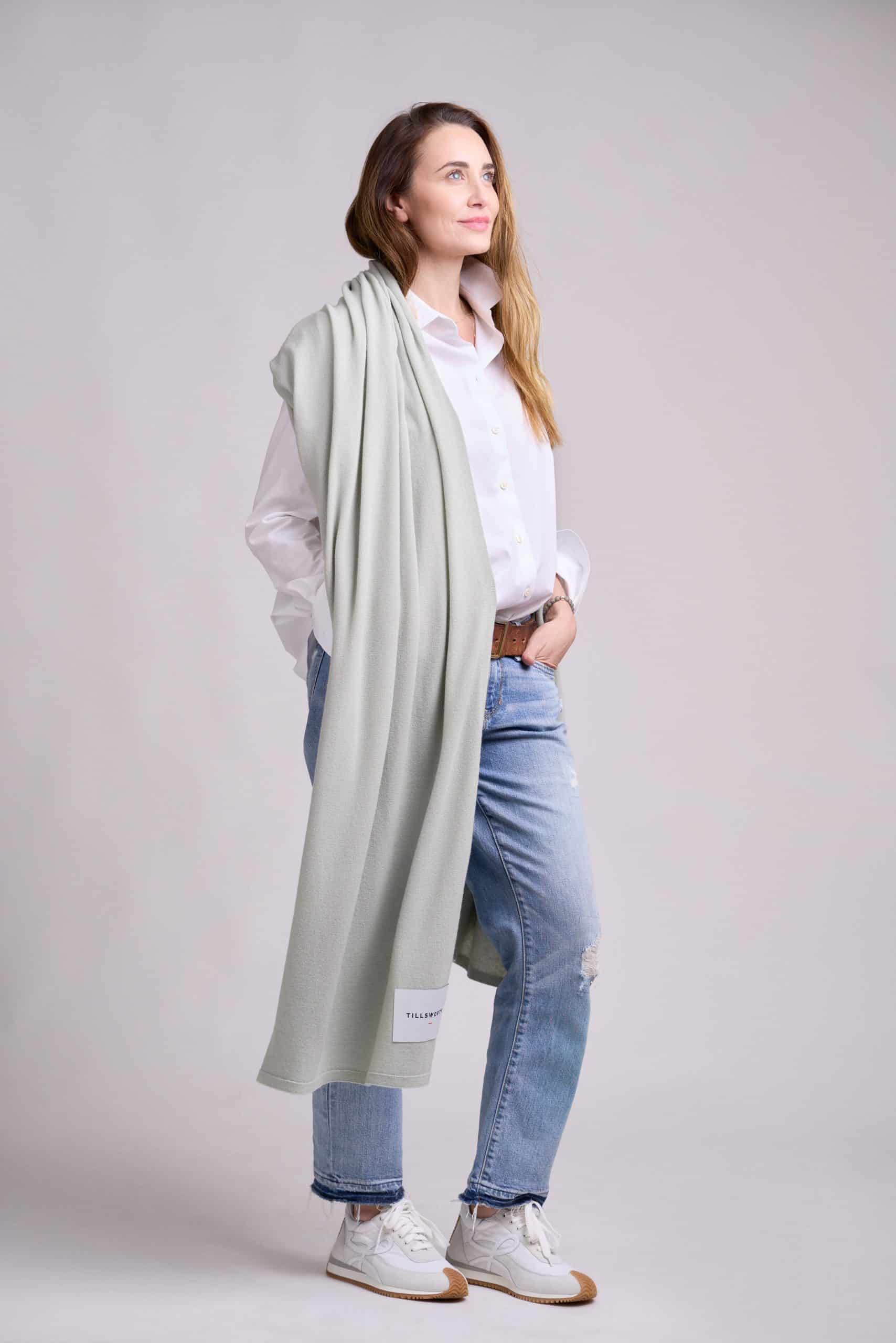 The Whisperer Scarf Eucalyptus - Image 3